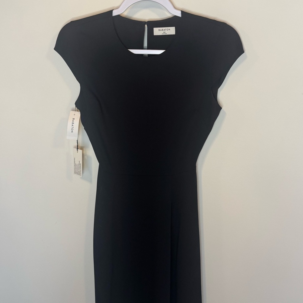 Babaton Classic Black Midi Dress